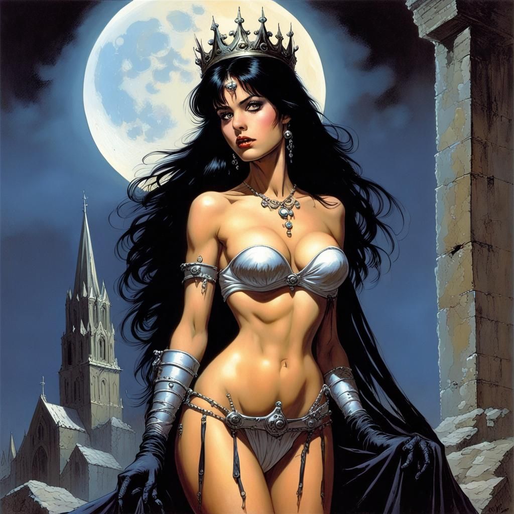 Gothic Princess in Moonlight, Comic Book Style