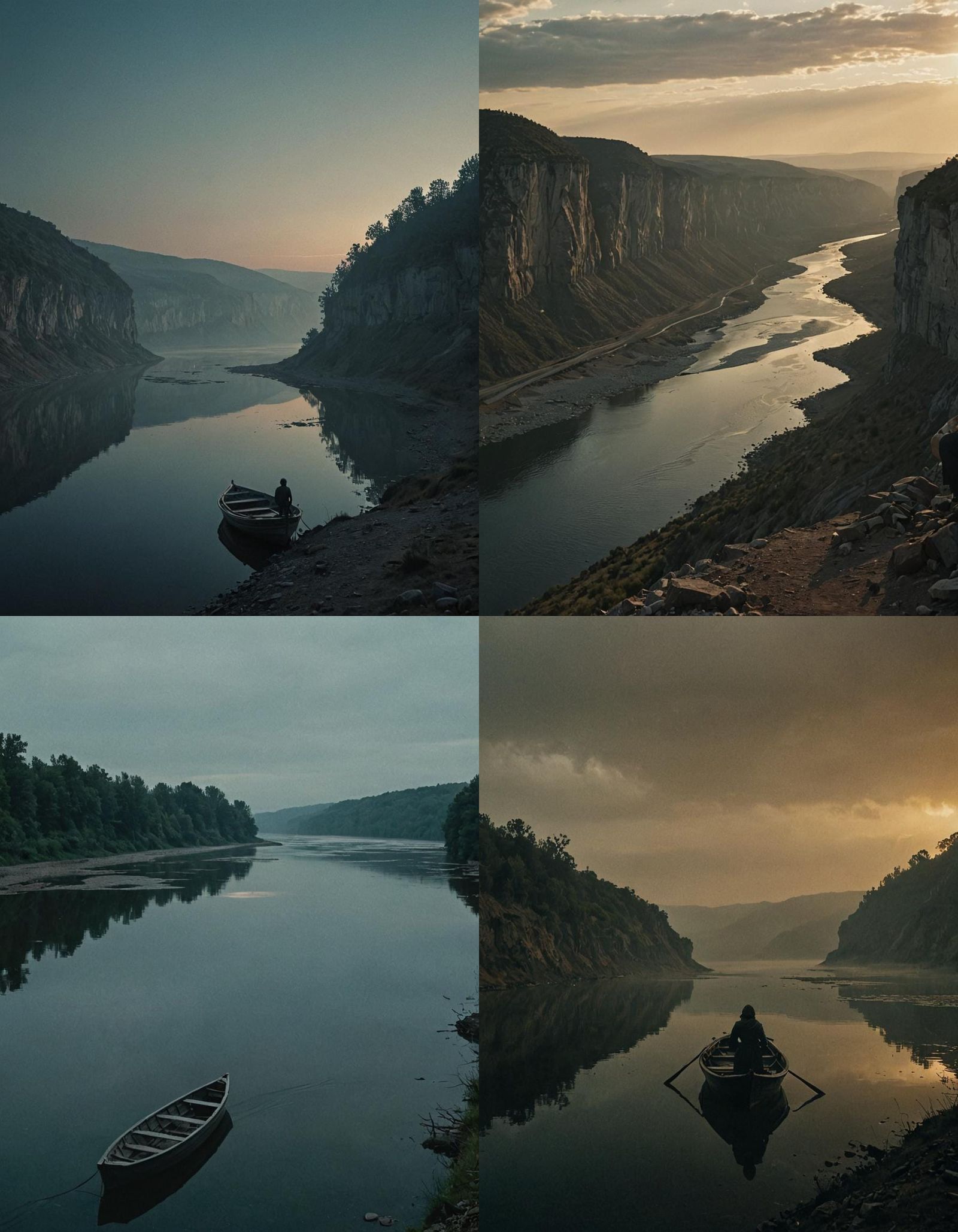 Grim Reaper Awaits Souls by River Acheron