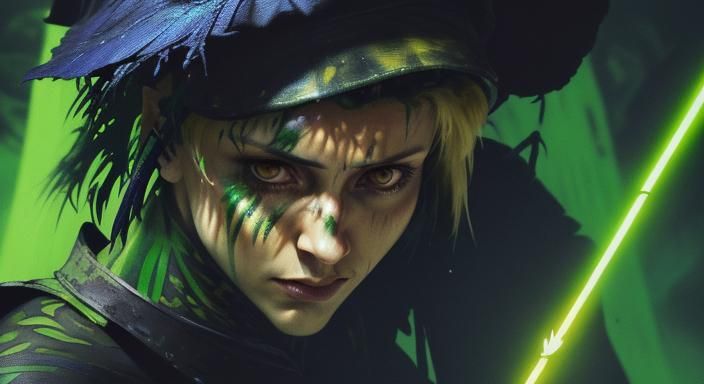 Jungle Bridge Collapse as Graffiti Art