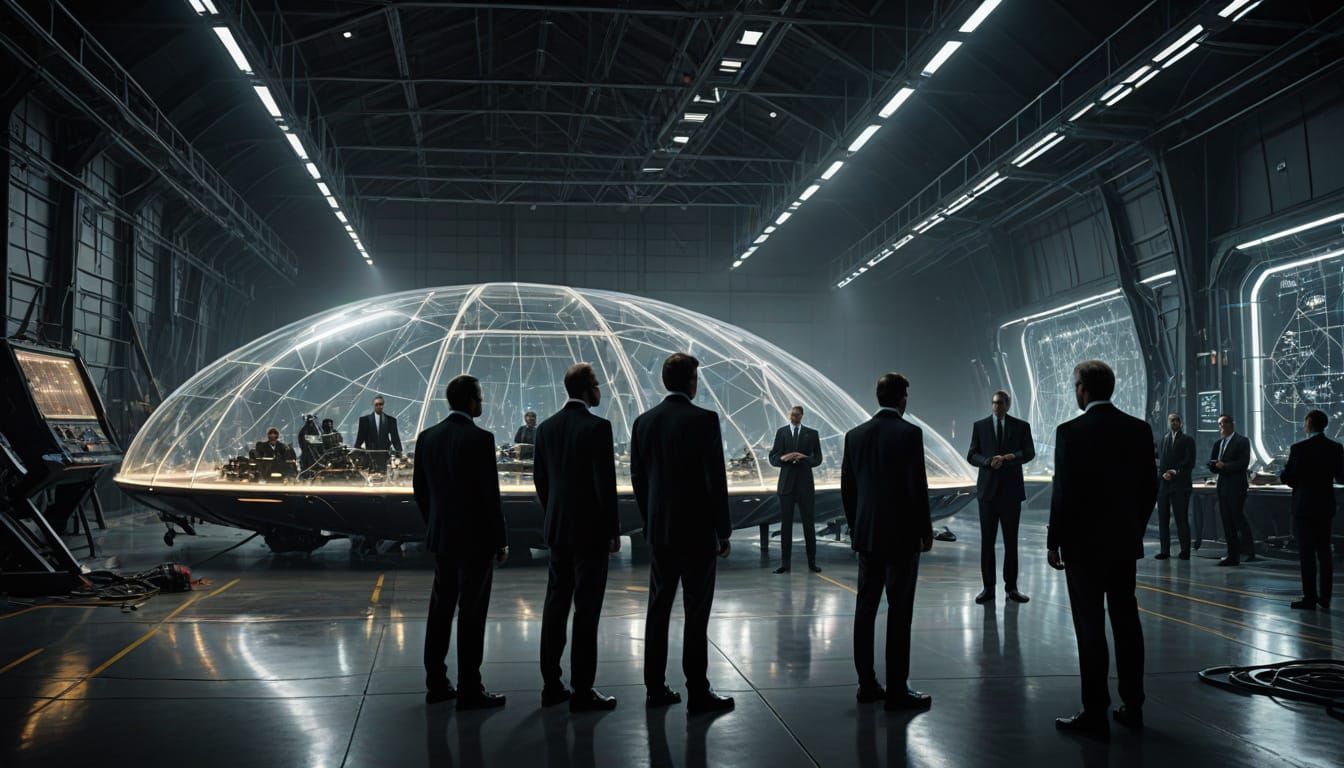 Secret Hangar: Scientists, Men in Black, Alien Craft