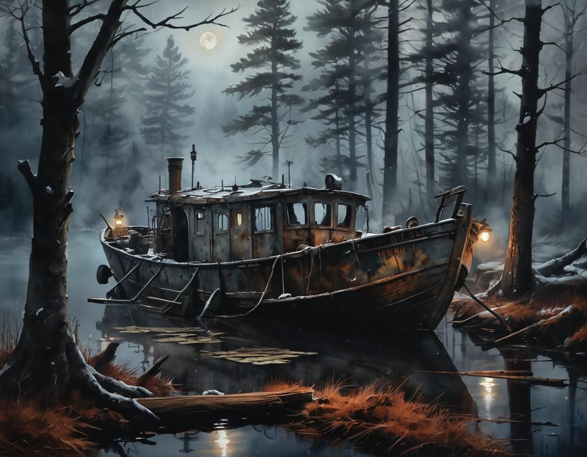 a mysterious winter in the woods