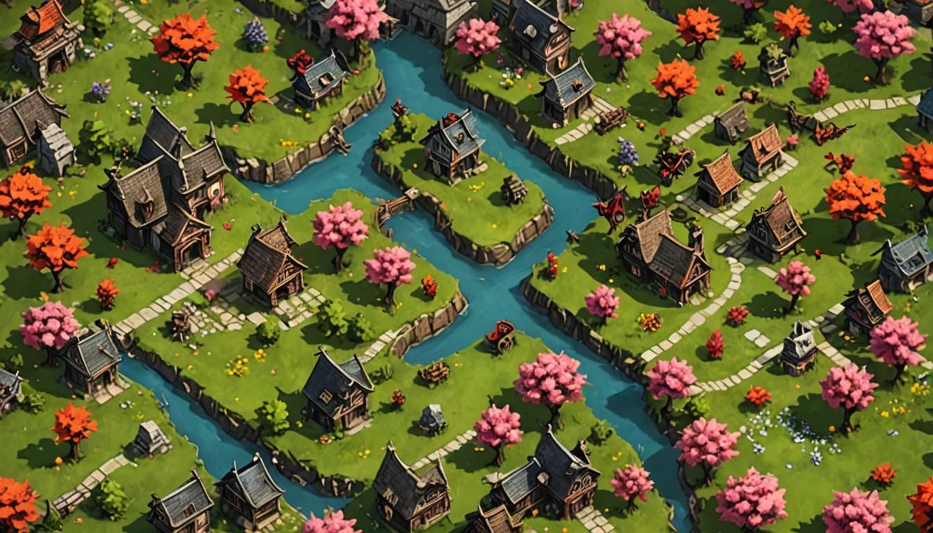 Devilish spring gaming landscapes