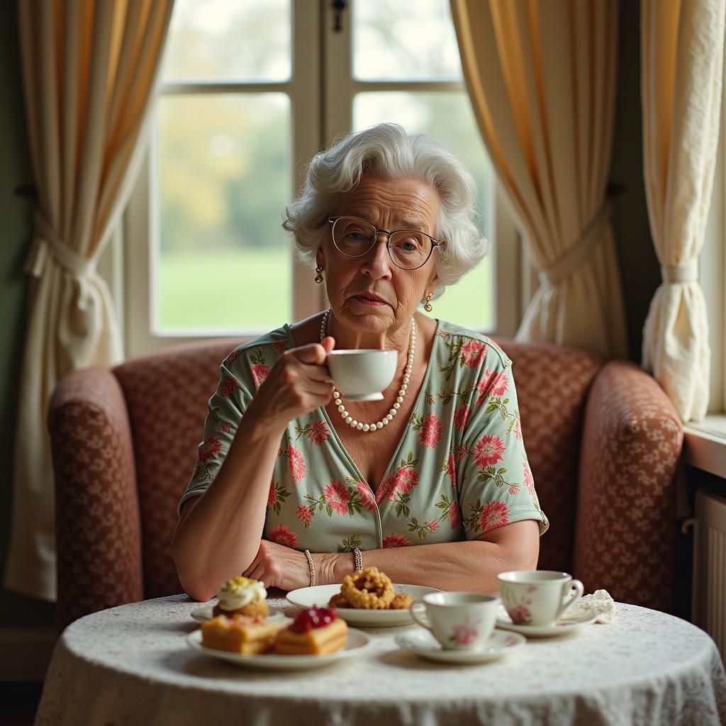 Miss Marple's Delightful Afternoon Tea, Illustrated Style