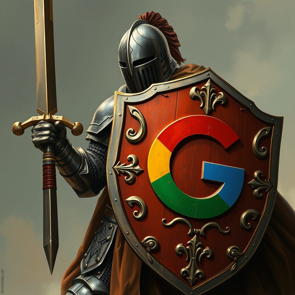 Google Knight in Ornate Armor