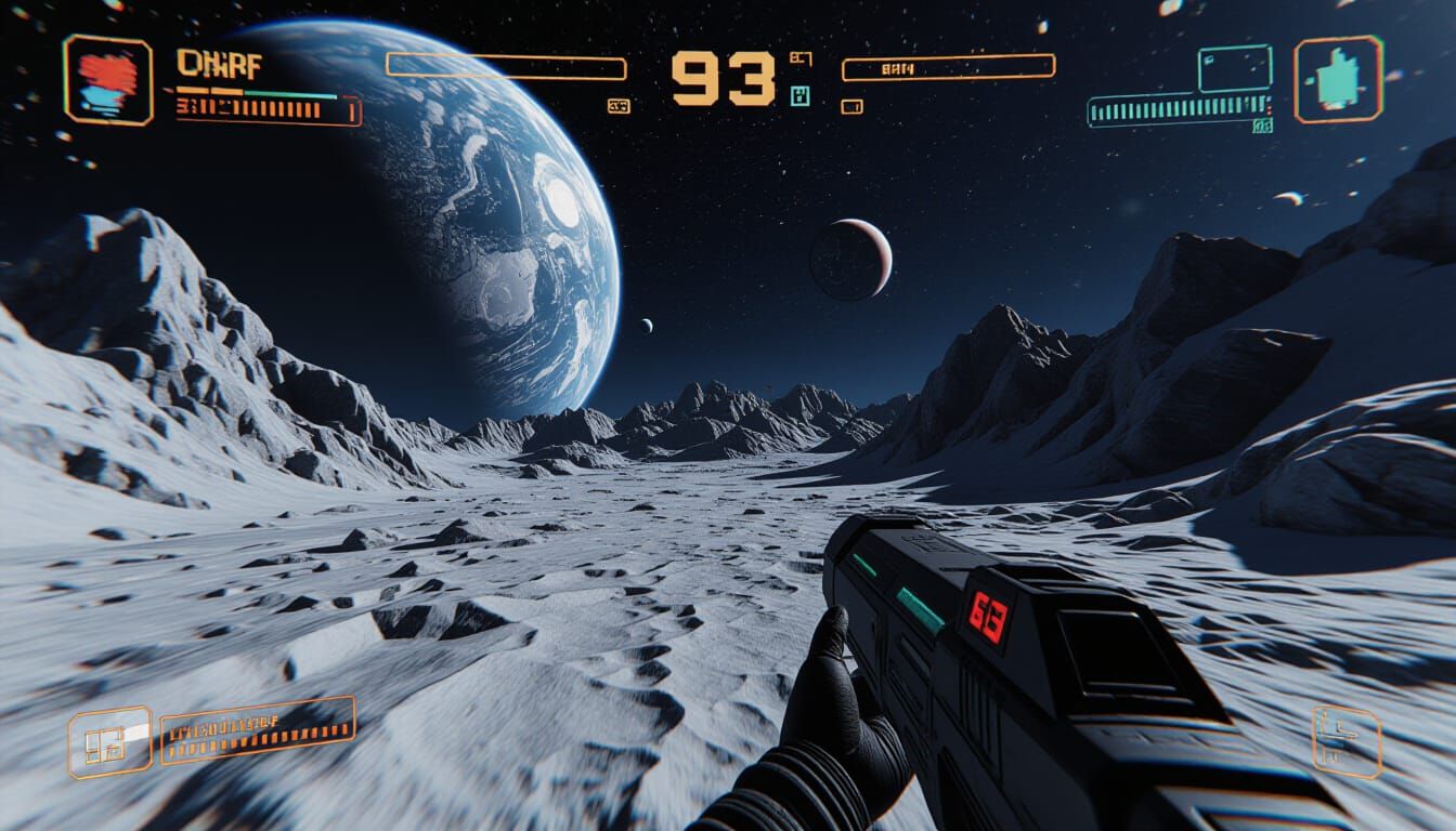 Immersive Defender: 1982 Arcade Game in Photorealistic 3D