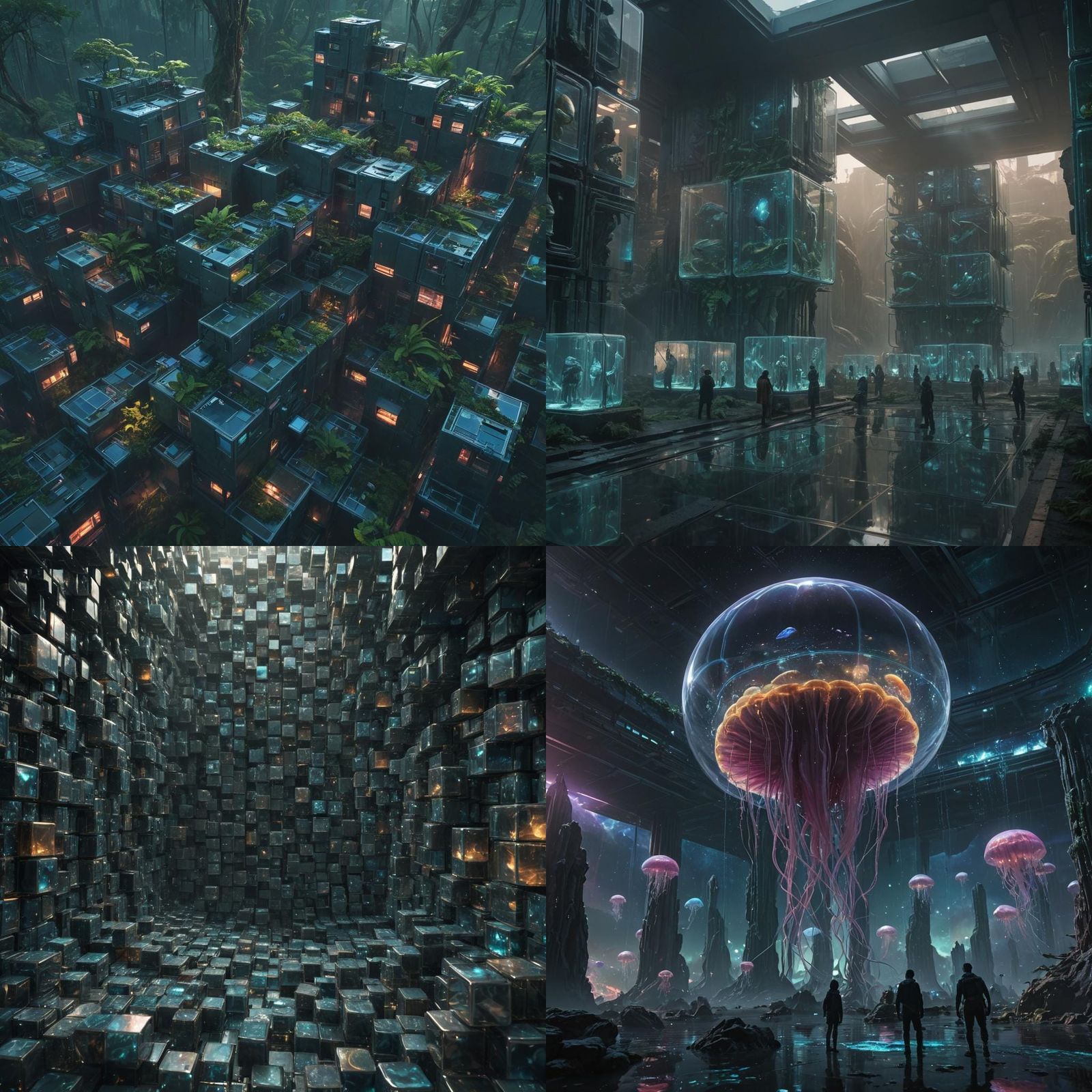 Alien Zoo: Infinite Stack of Non-Humanoid Life