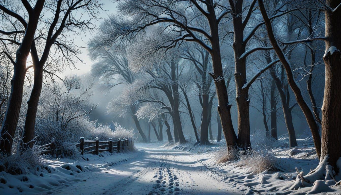 Hyperrealistic Winter Memory in High Definition