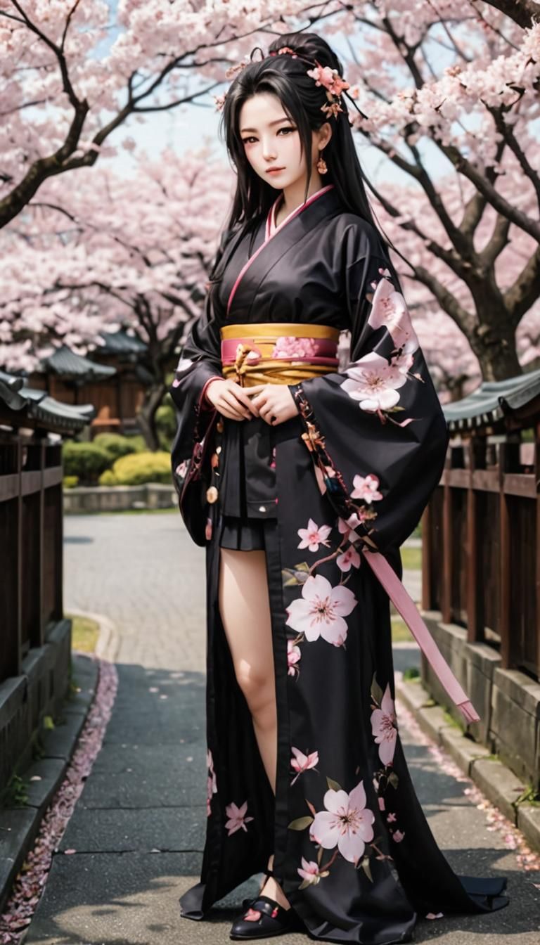 Tomoe Gozen in Kimono