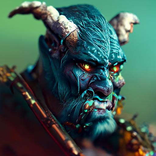 Orc Sage Blue Moon is one of the most revered Elders in the Mountain Clan