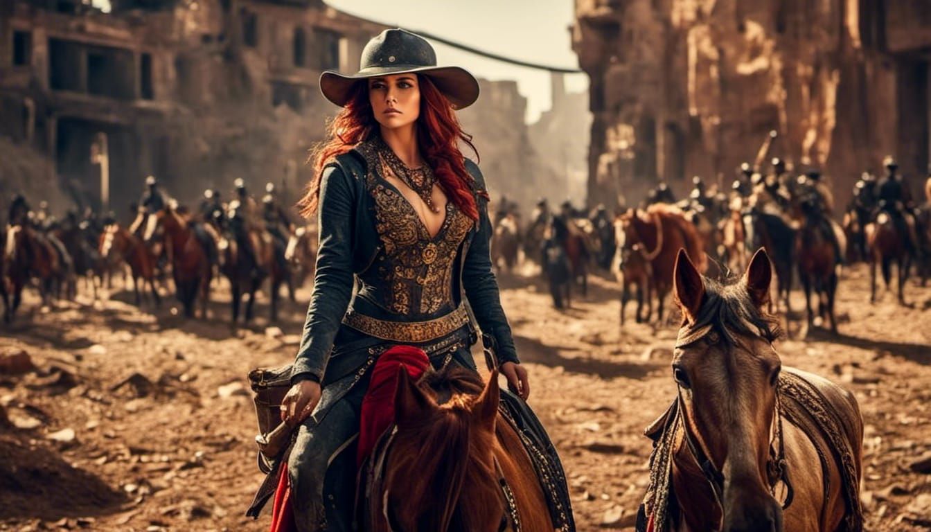 Vengeful Archangel in Film Noir Style