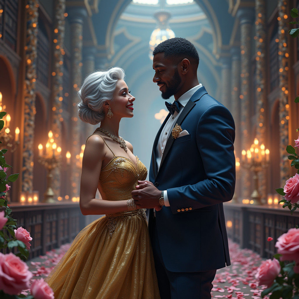 Enchanted Library: Beauty and the Beast in High-Fantasy Styl...