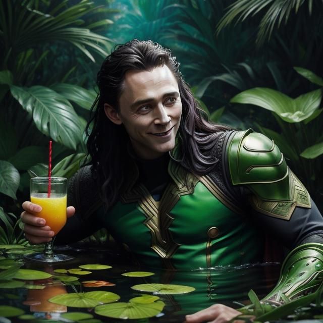 Loki chilling the jungle