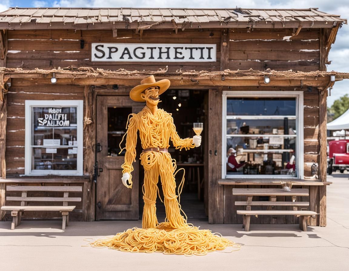 Spaghetti Cowboy at Western Saloon