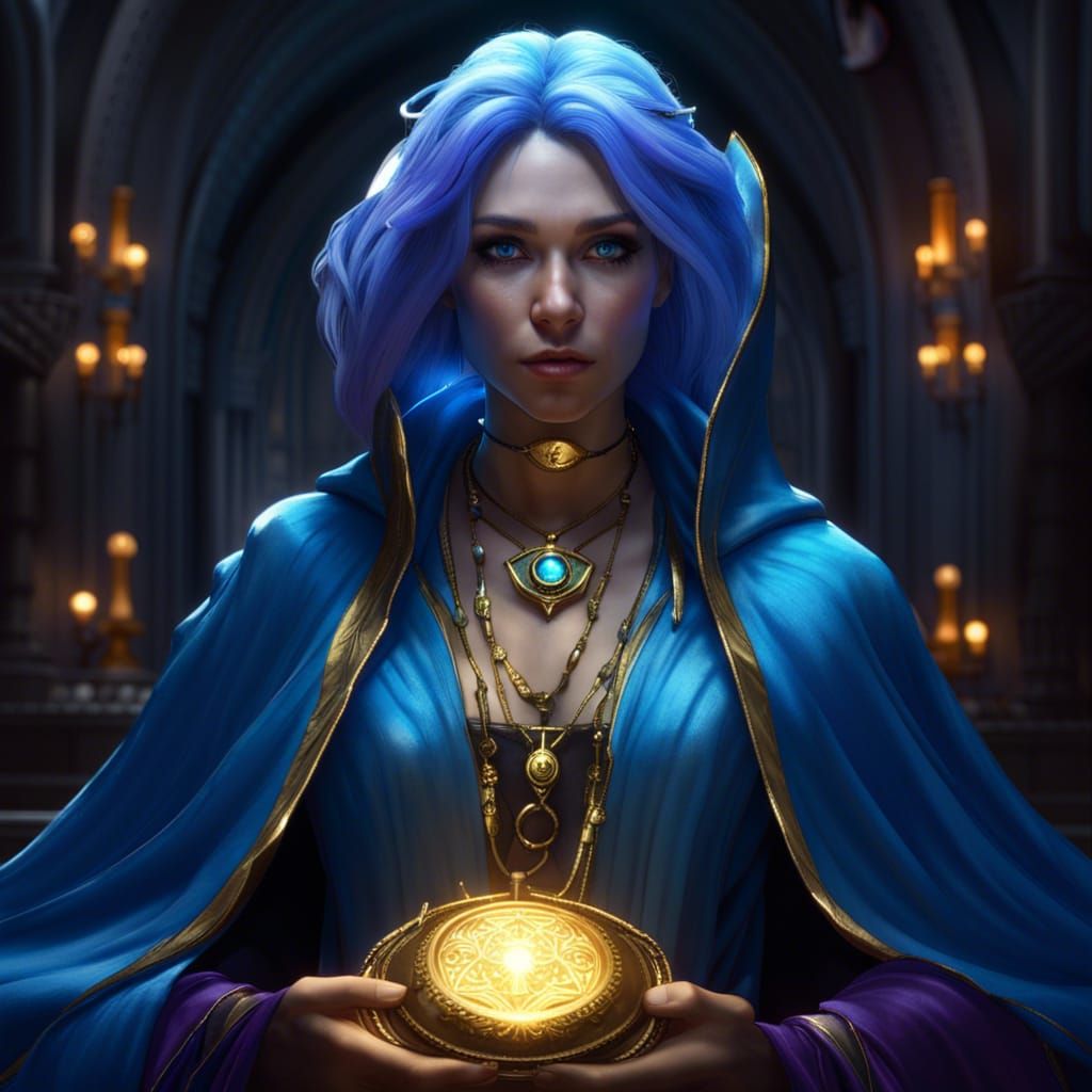 Princess Schala Zeal in Dark Fantasy Concept Art