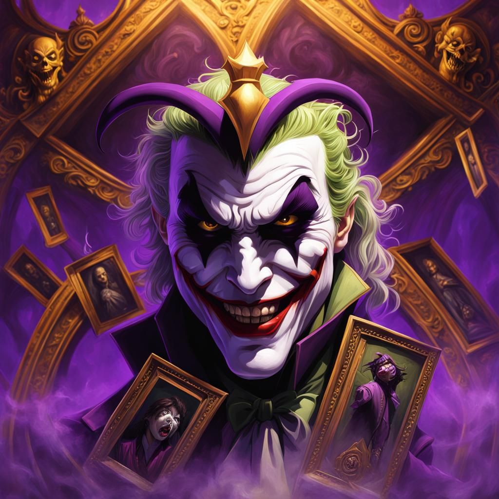 The Joker a masterpiece, 8k resolution, dark fantasy concept...