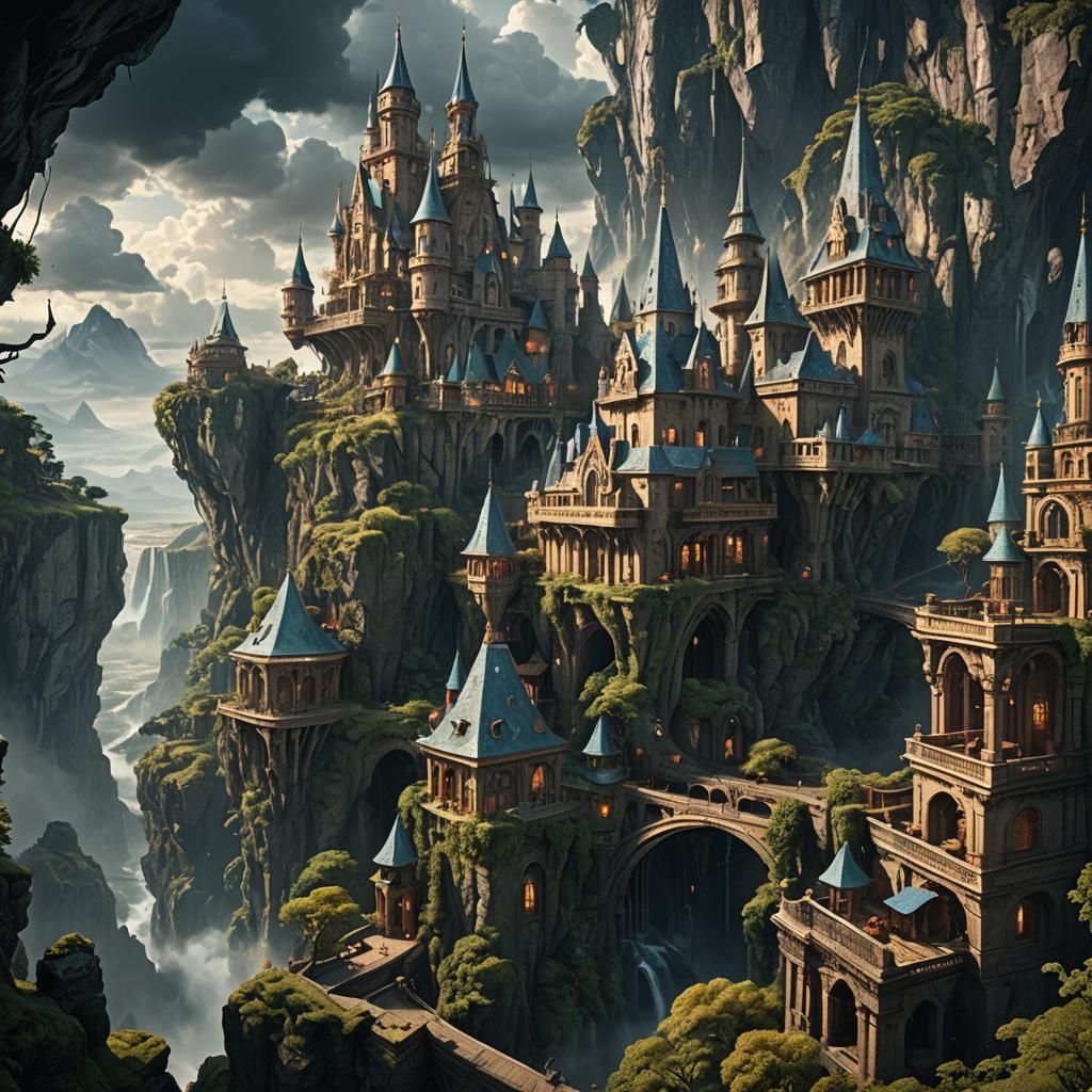 Epic Cinematic Digital Painting of Maximalist Atmosphere