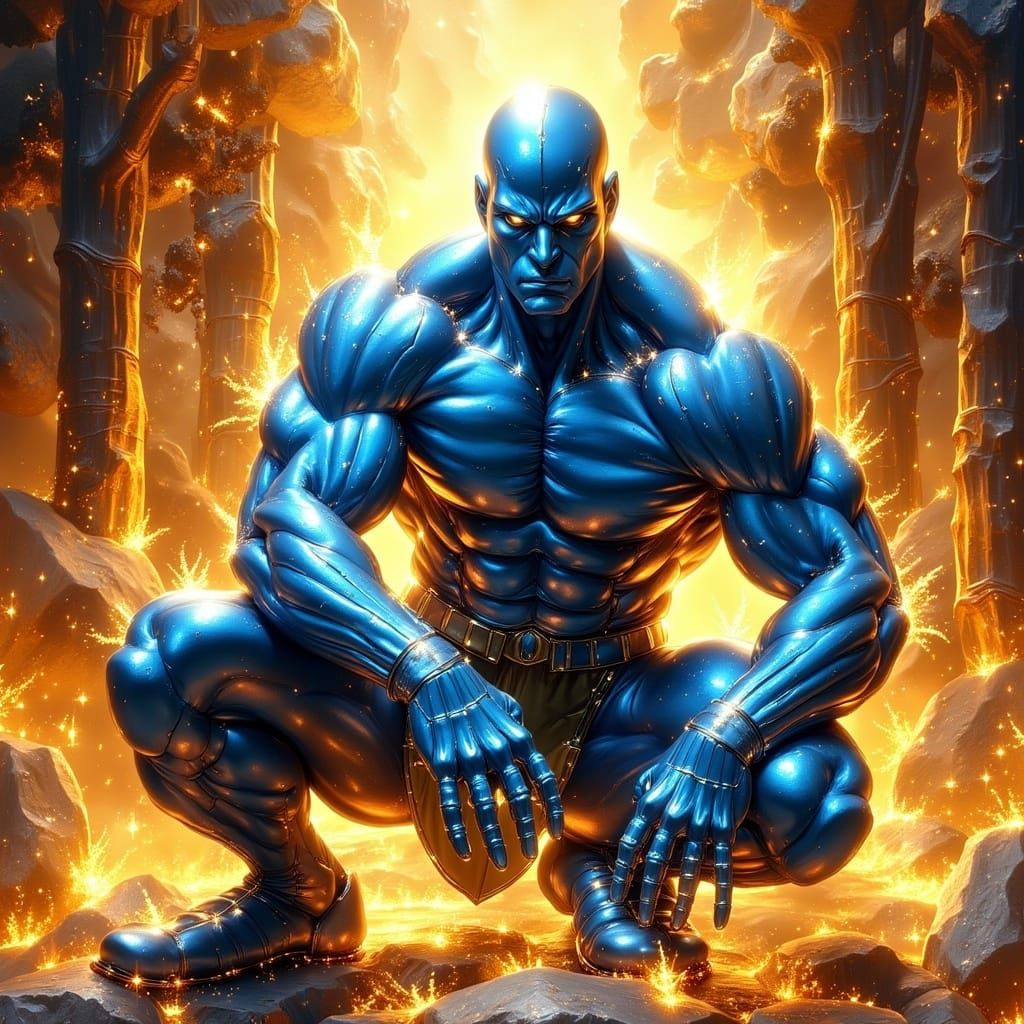 <lora:Exquisite Flux:1.0> Muscular strong Dr Manhattan super...