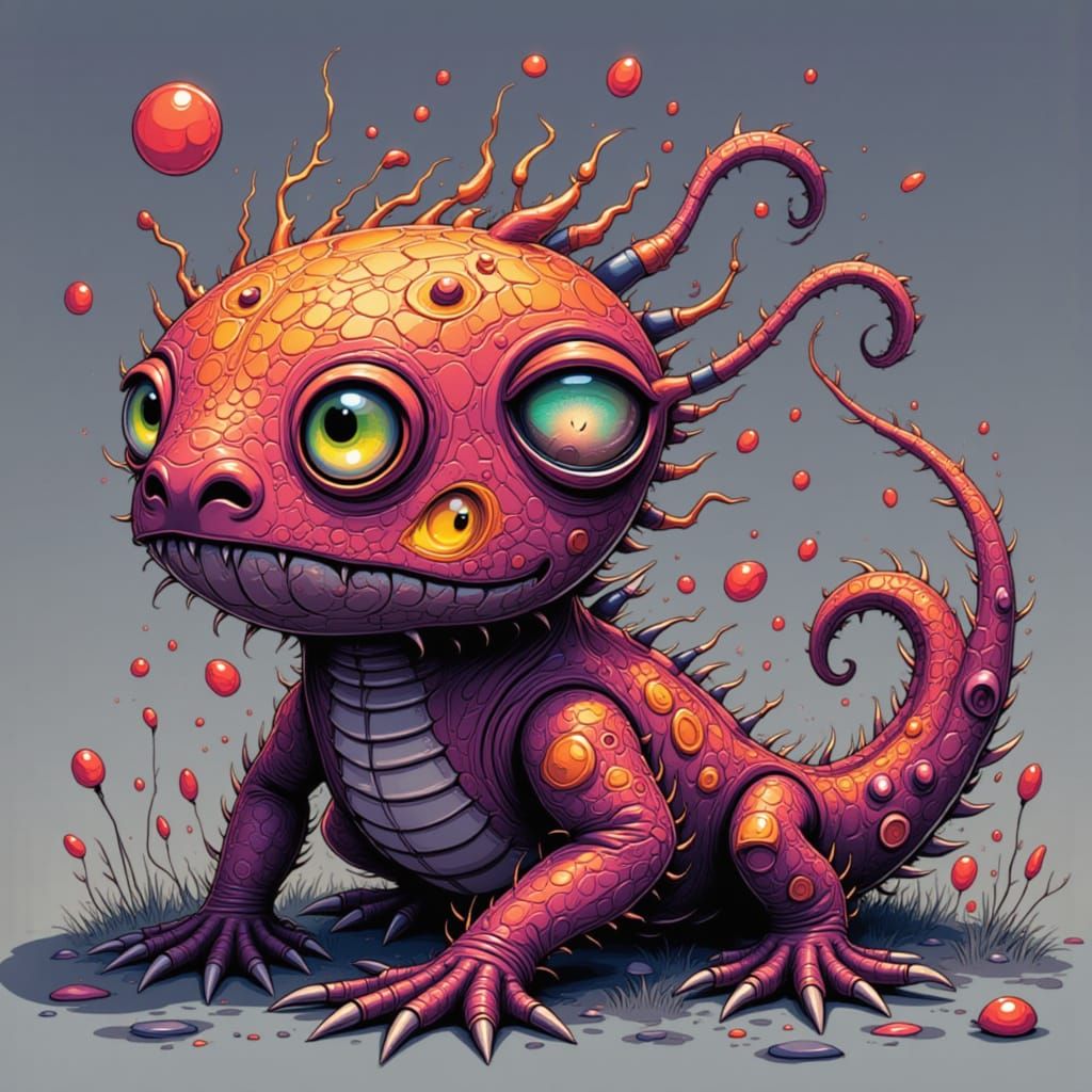 Gila Monster in Detailed Reptile Portrait