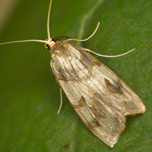 Detailed Image of a Common Clothes Moth
