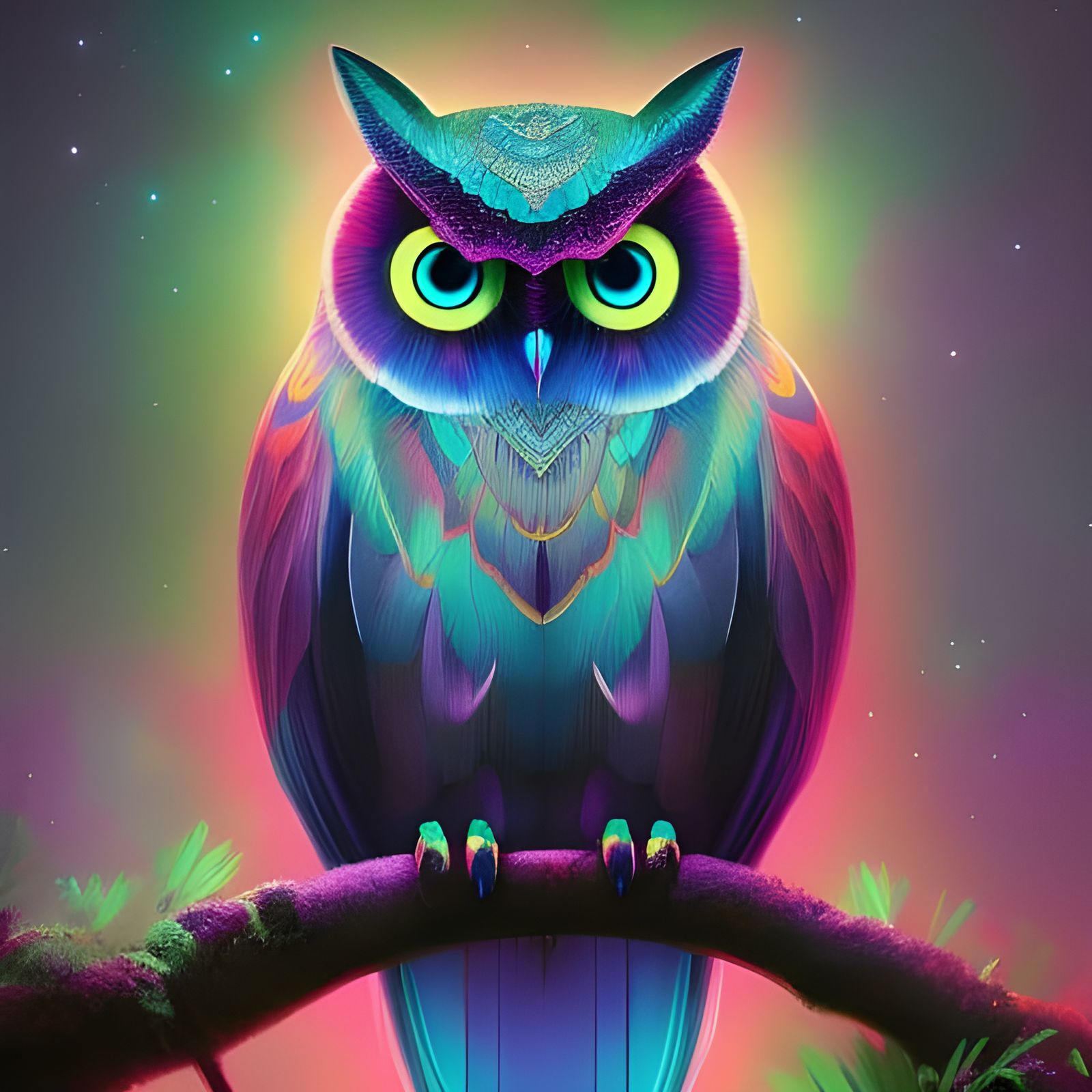 Neon Owl