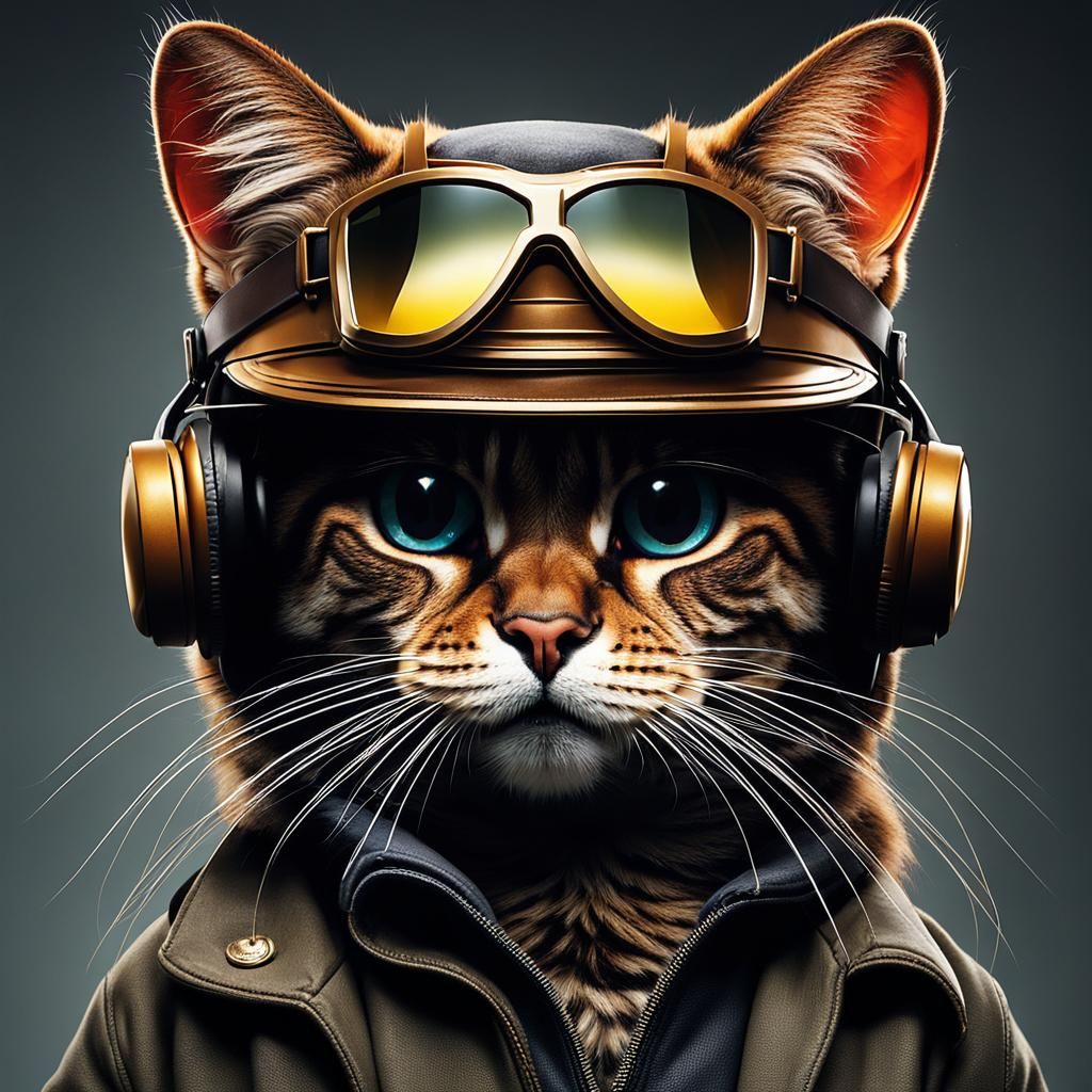 Cat in Mask Attending a Ball