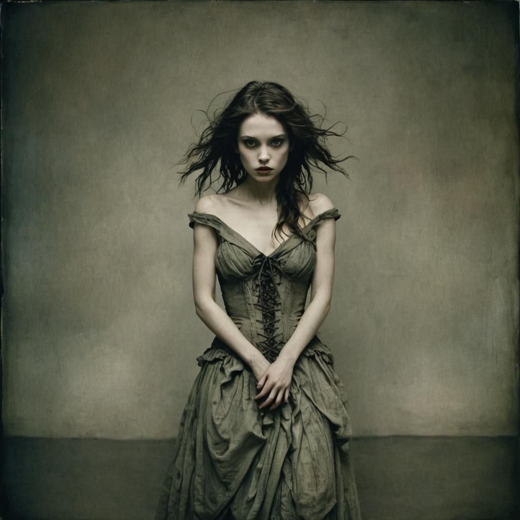 Darkly Surreal Portrait in Roversi Shaden Style