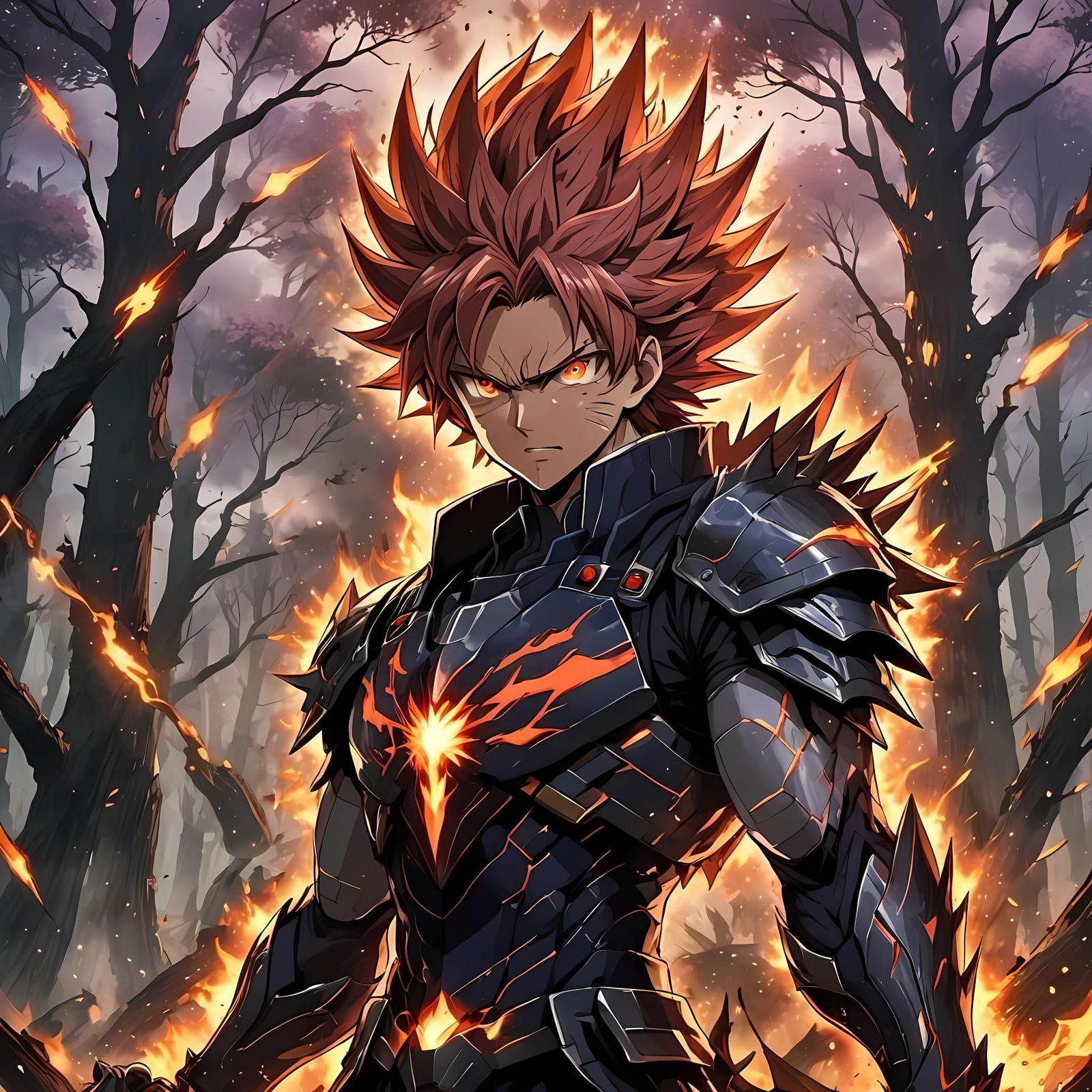 Anime Hero Unleashes Explosive Magical Power