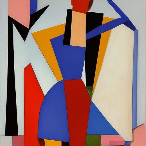 Surreal Minimalist Cubism: A Miniskirt Design
