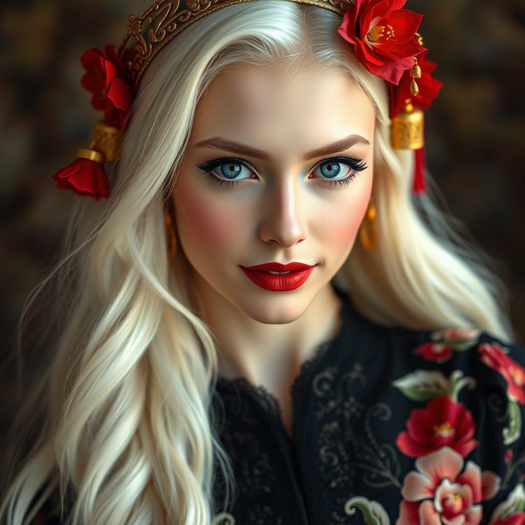 Timeless Beauty in Elegance, Rendered in High-Fashion Detail