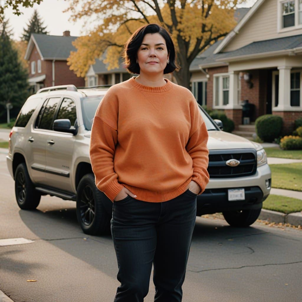 Suburban Housewife in Everyday Life