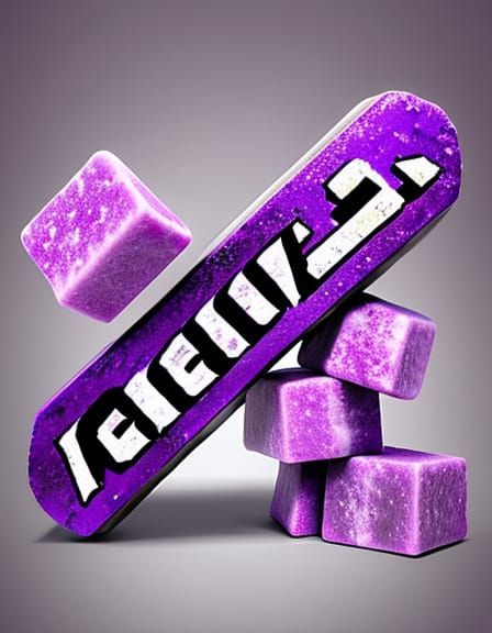 Purple and White Candy Bar Prize Concept Art