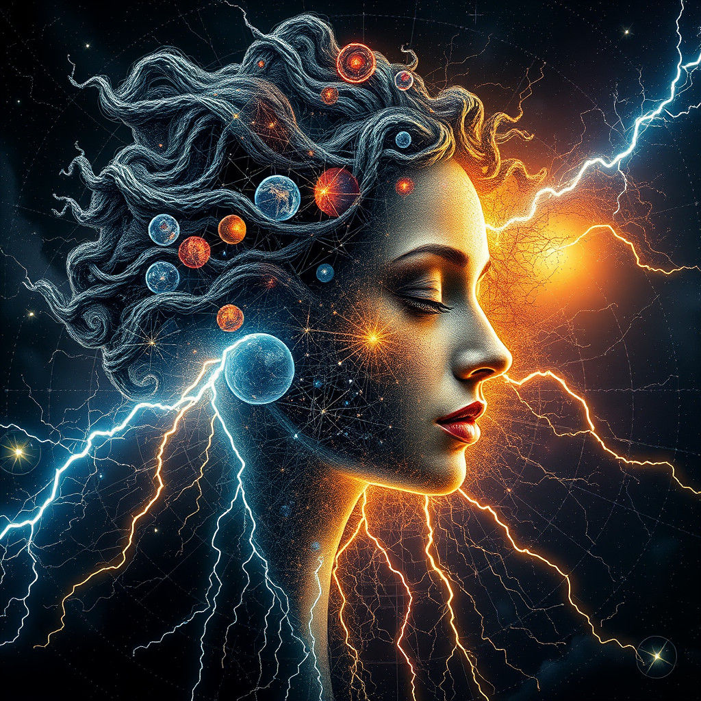 Fractal Goddess Dissolves into Quantum Interference