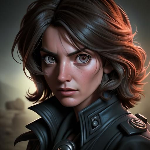 Doctor Harlock Portrait Inspired by Lee Jeffries