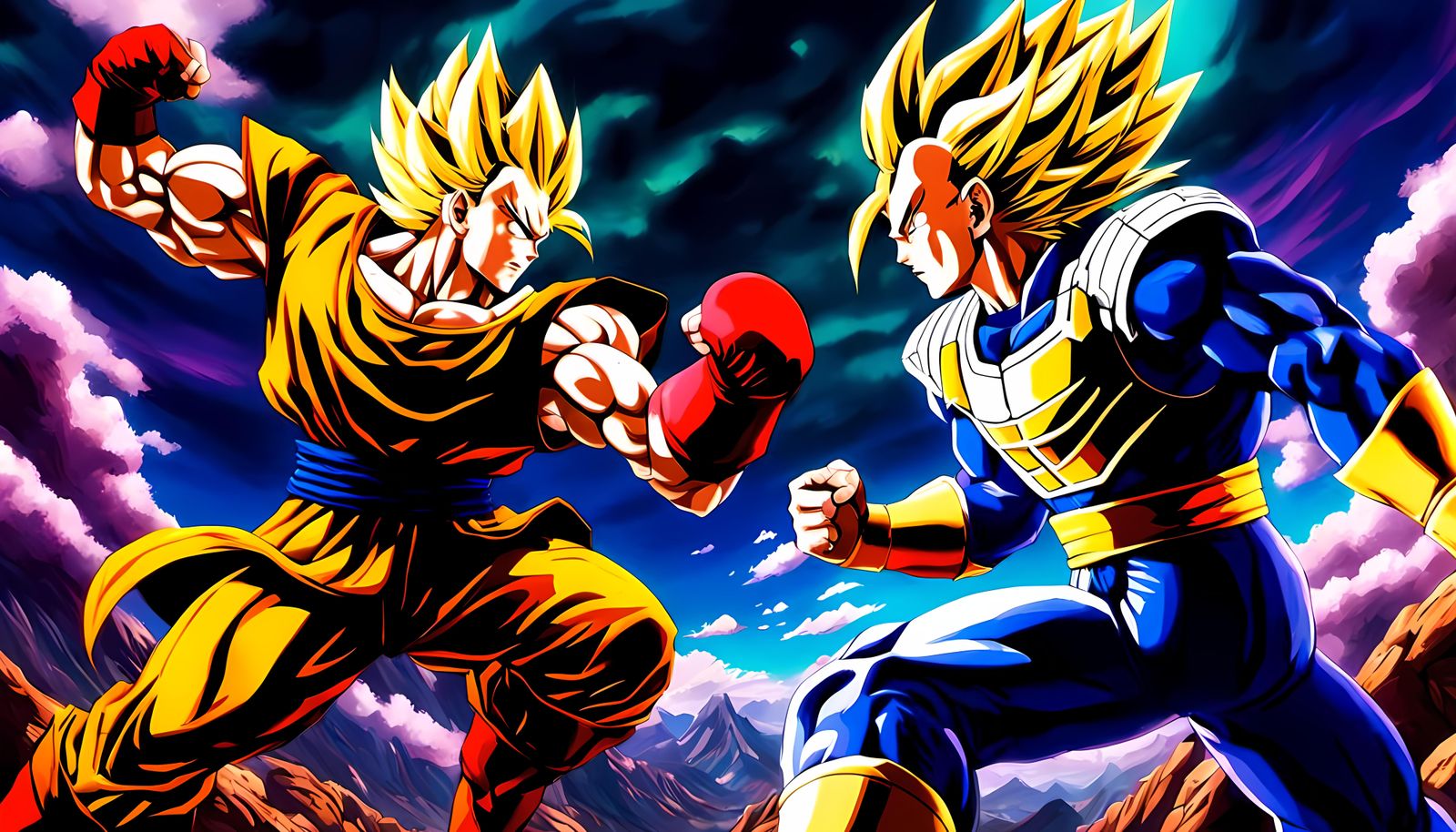 Epic Anime Battle: Cunning vs Honor in Hyperrealism