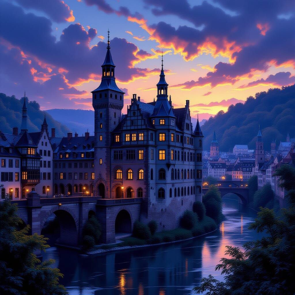 Heidelberg Castle: Romantic Ruin Above Neckar River