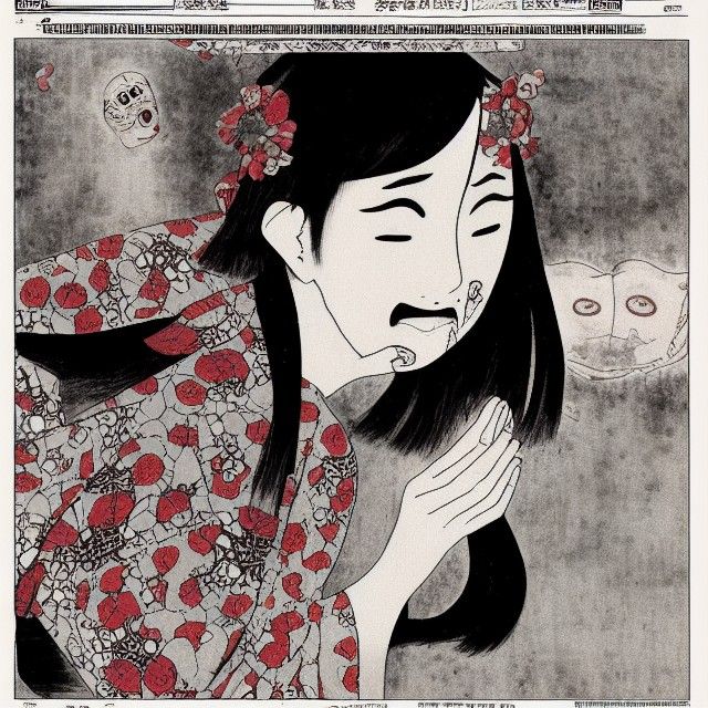 Terrifying Manga Newspaper Collage by Junji Ito