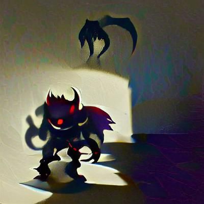 AI Generated Shadow Demon Illustration