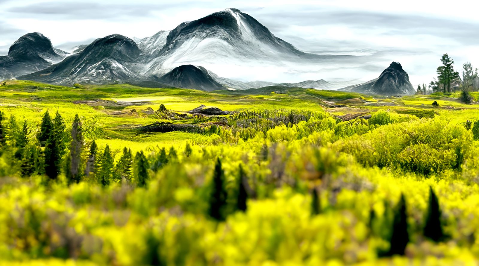 Intricate Landscape Vista