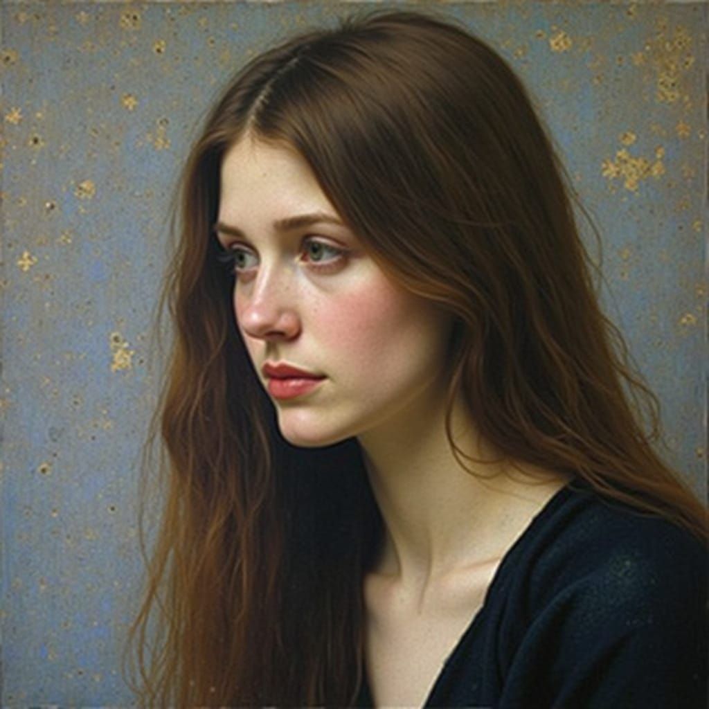 Abstract Art Inspired by Klee, Klimt, and Waterhouse