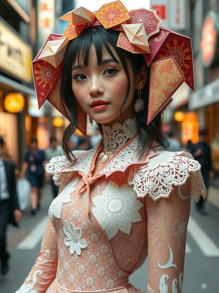 Harajuku Fashion in Art Nouveau Style