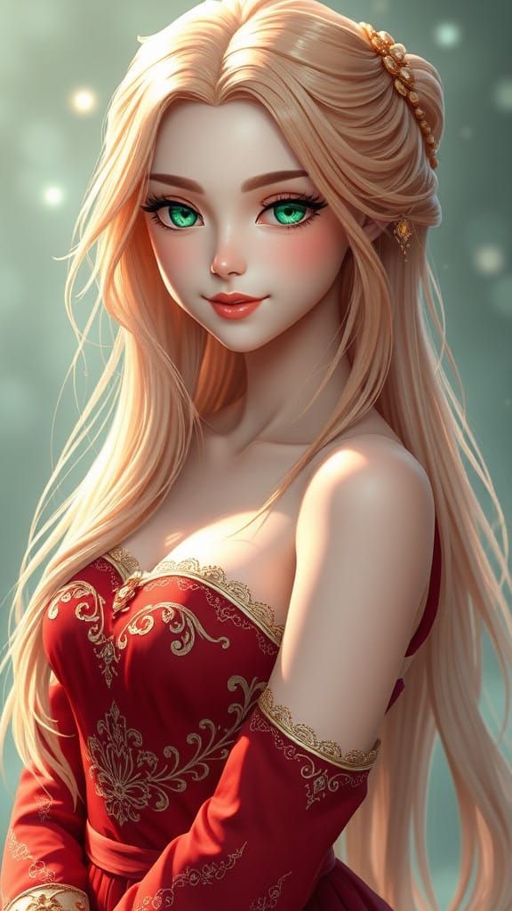 Fantasy Female with Whimsical Elegance