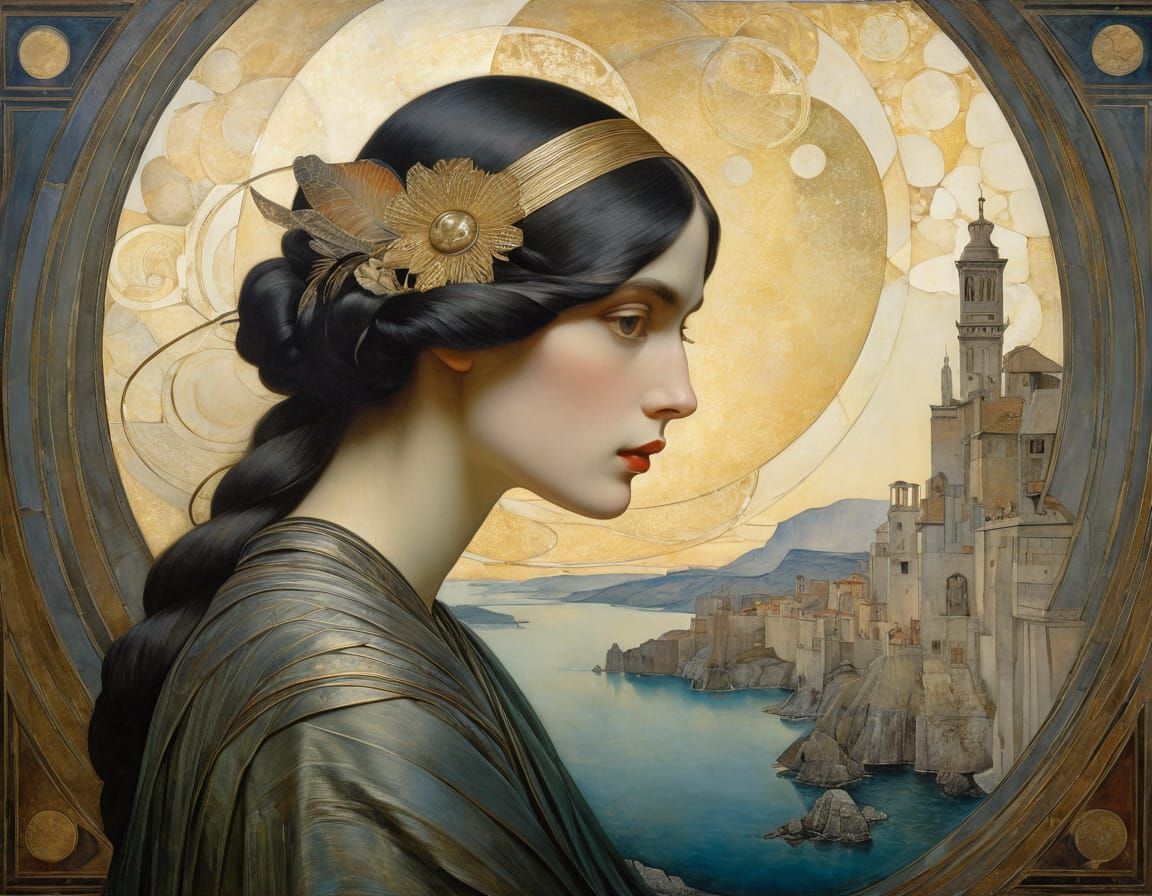 Visionary Art Inspired by Art Nouveau Masters