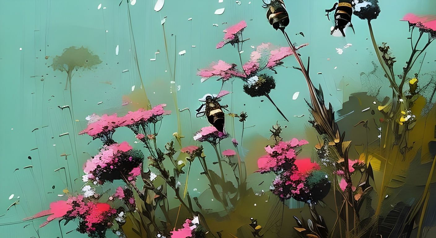 Honey Bee Speedpaint in Oil on Canvas