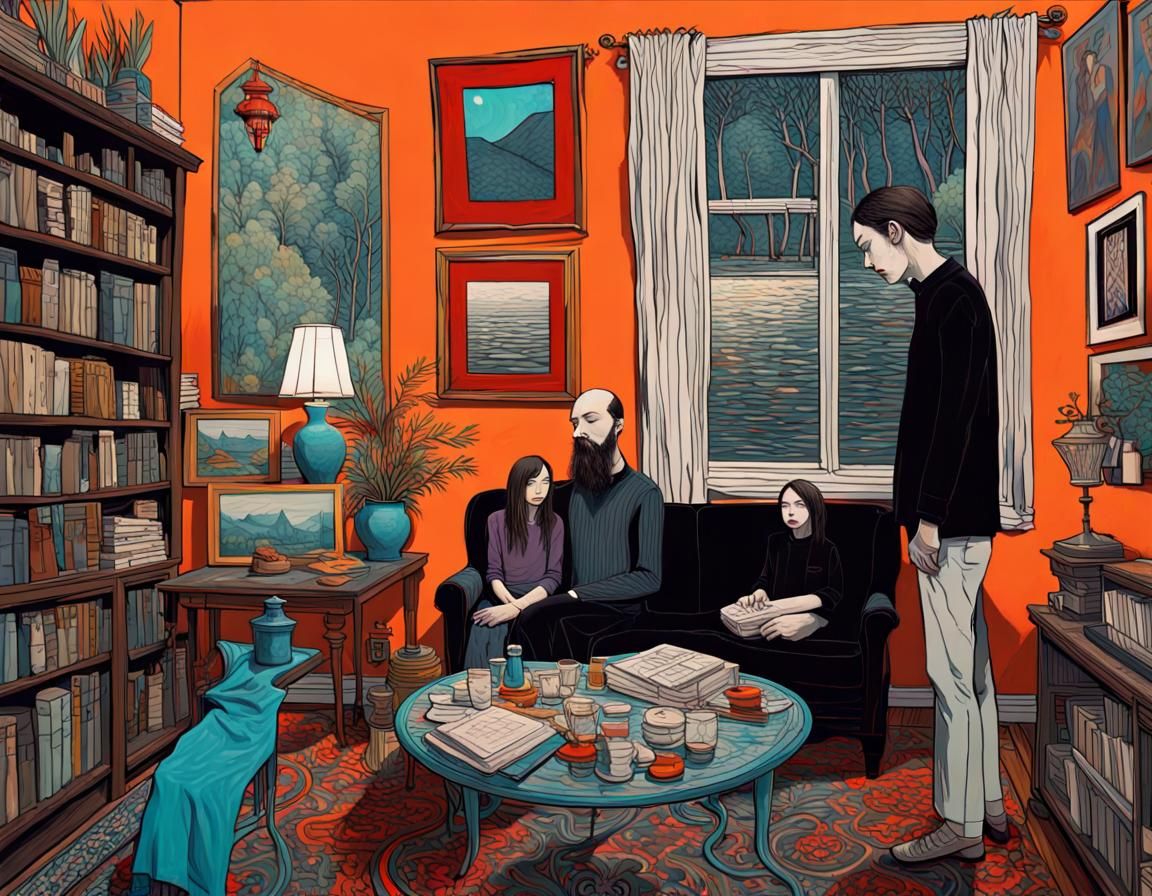 Hyperrealistic Hidden Art with Splash Art Elements