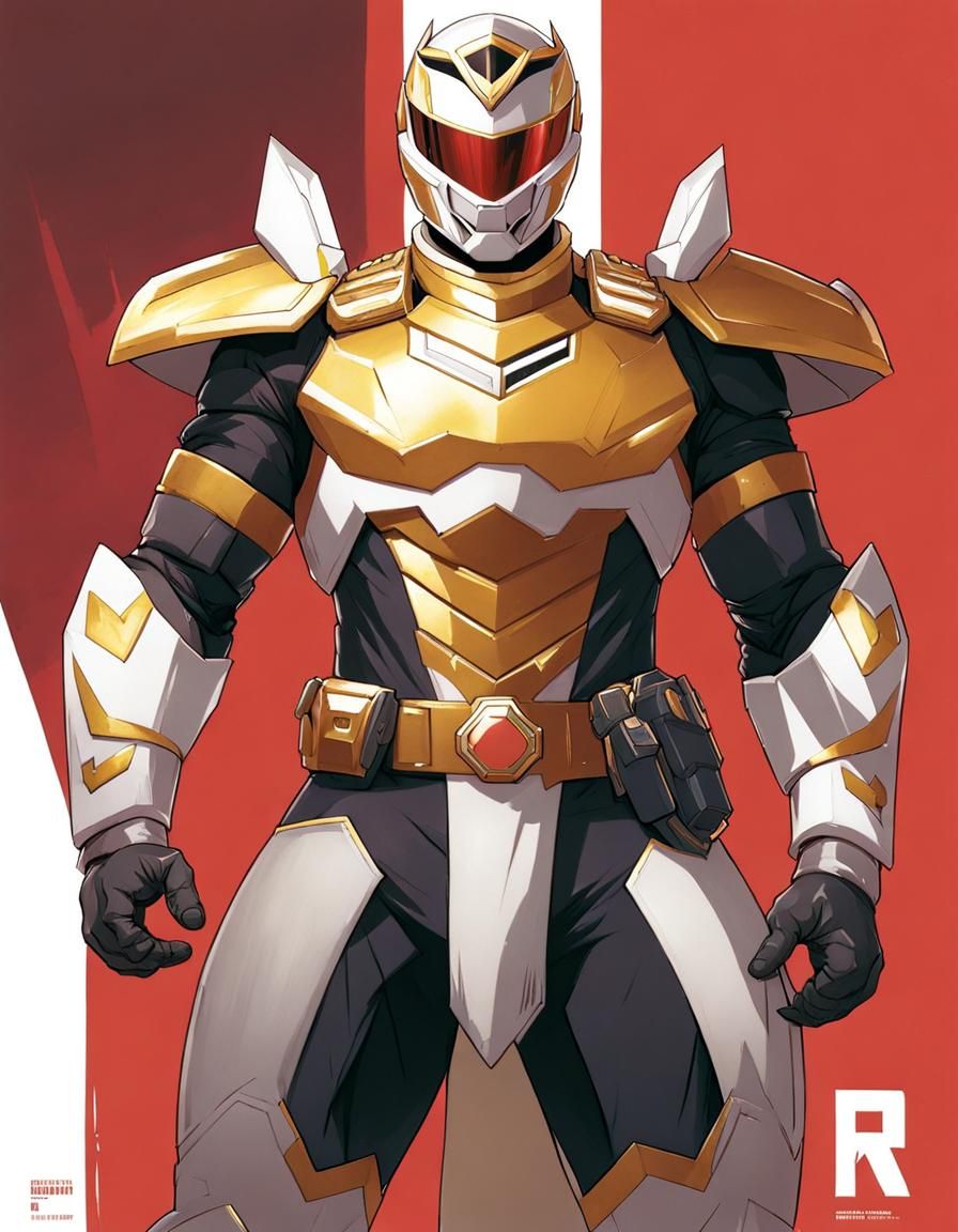 Reinhardt as Power Ranger: Digital Concept Art