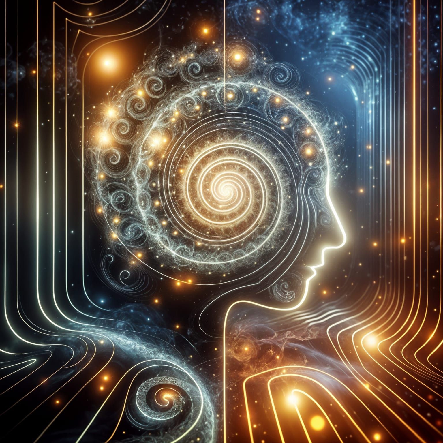 Abstract Self-Control as Cosmic Spirals