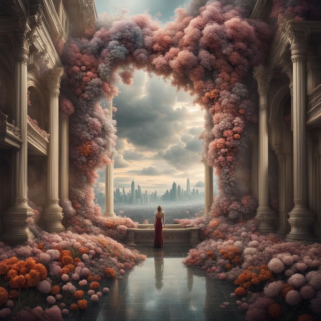 Dramatic Parallel Worlds Digital Matte Painting