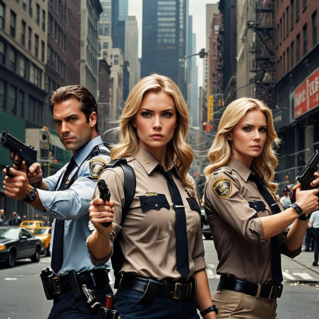 Movie Poster of New York Detectives in Action
