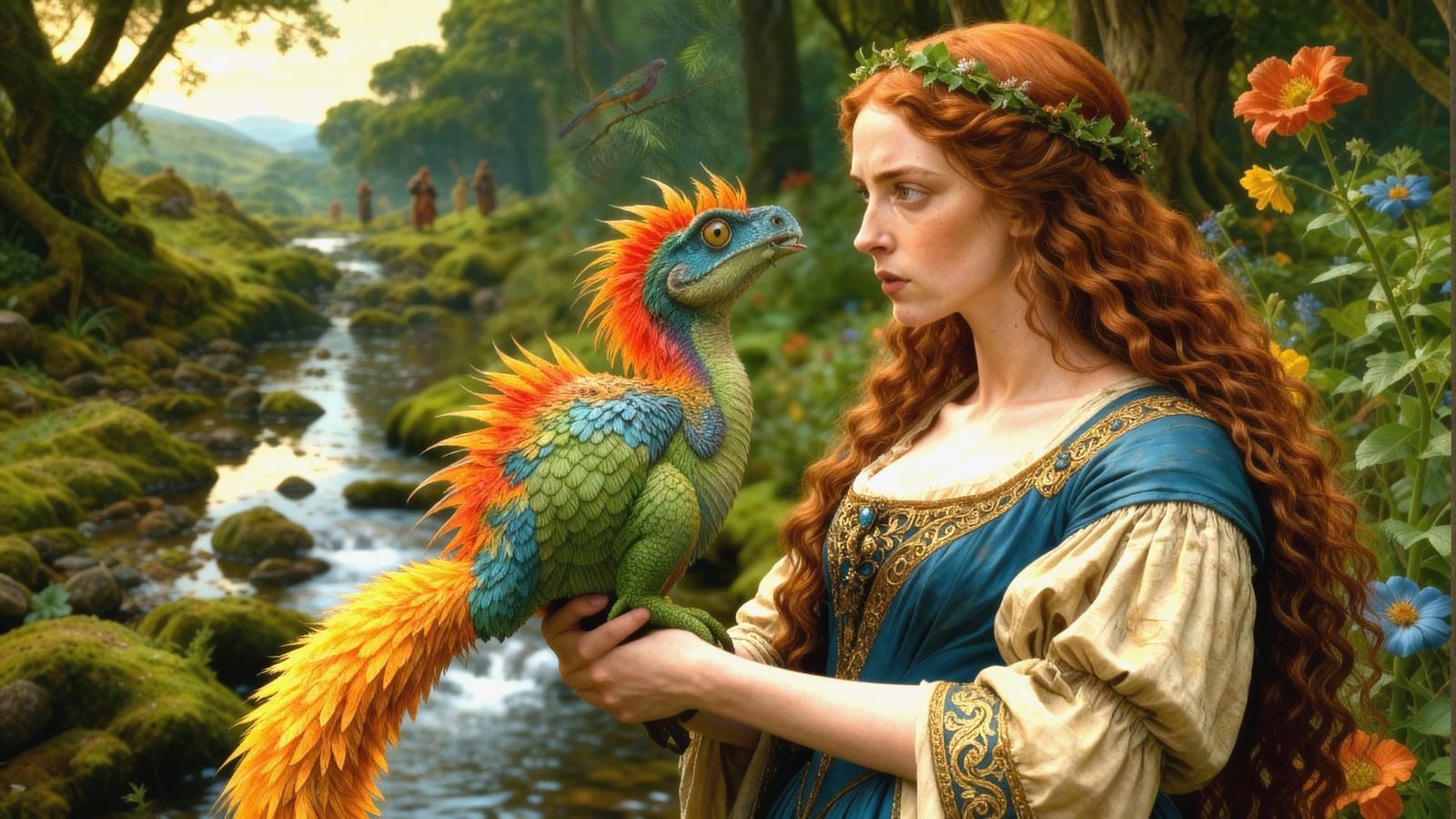 Woman's Devotion to Her Flying Dinosaur Pet