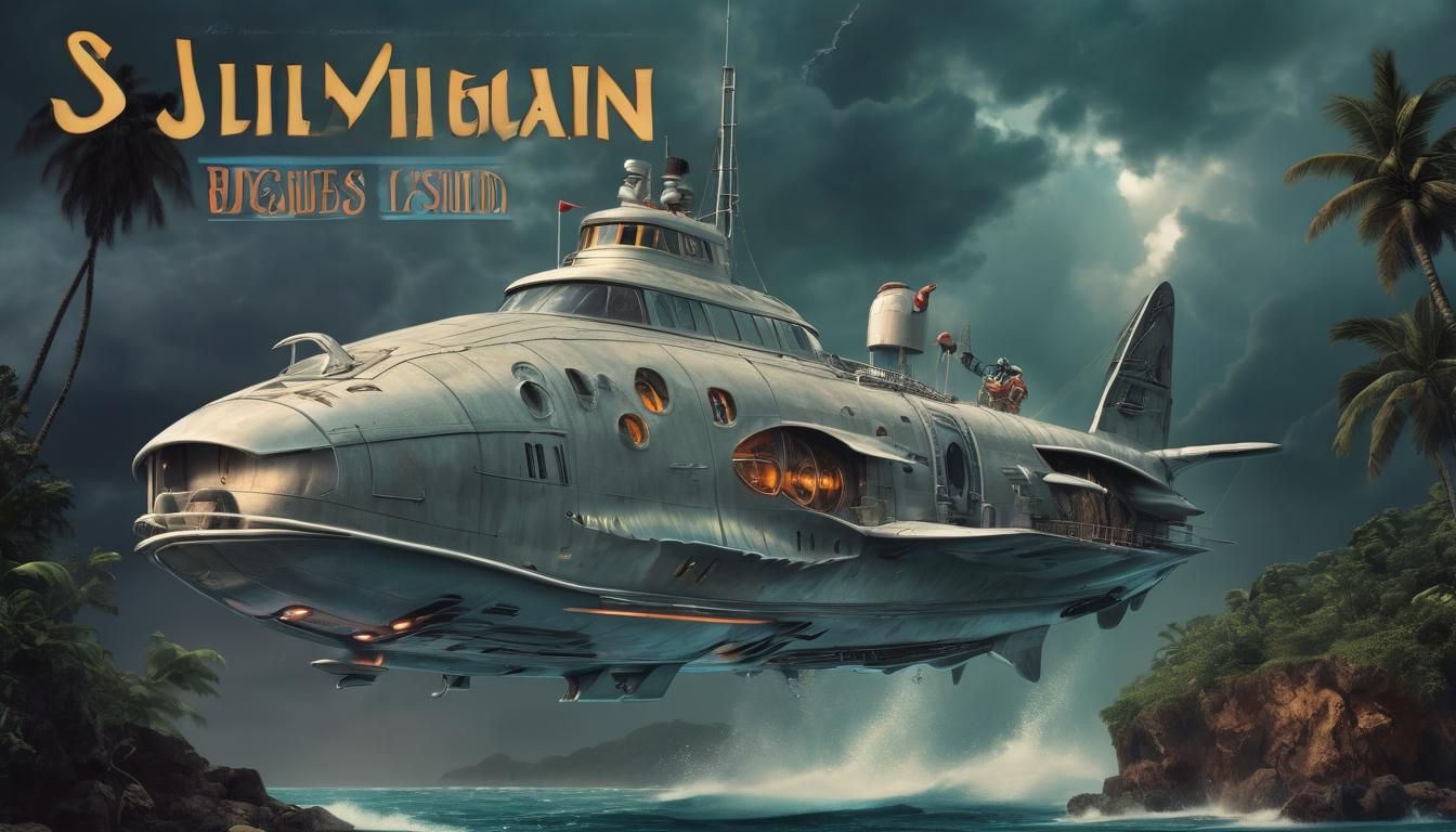 Futuristic Minnow Cruiser on Gilligan's Island